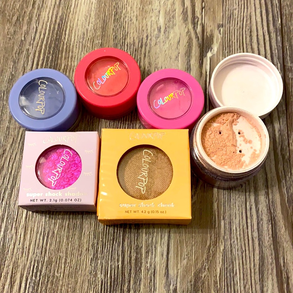 Colourpop Jelly Much/Shock Shadow & Luster Dust